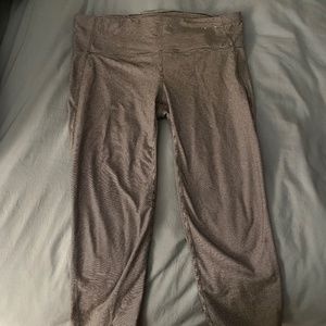 Gap Fit Capri Striped Leggings